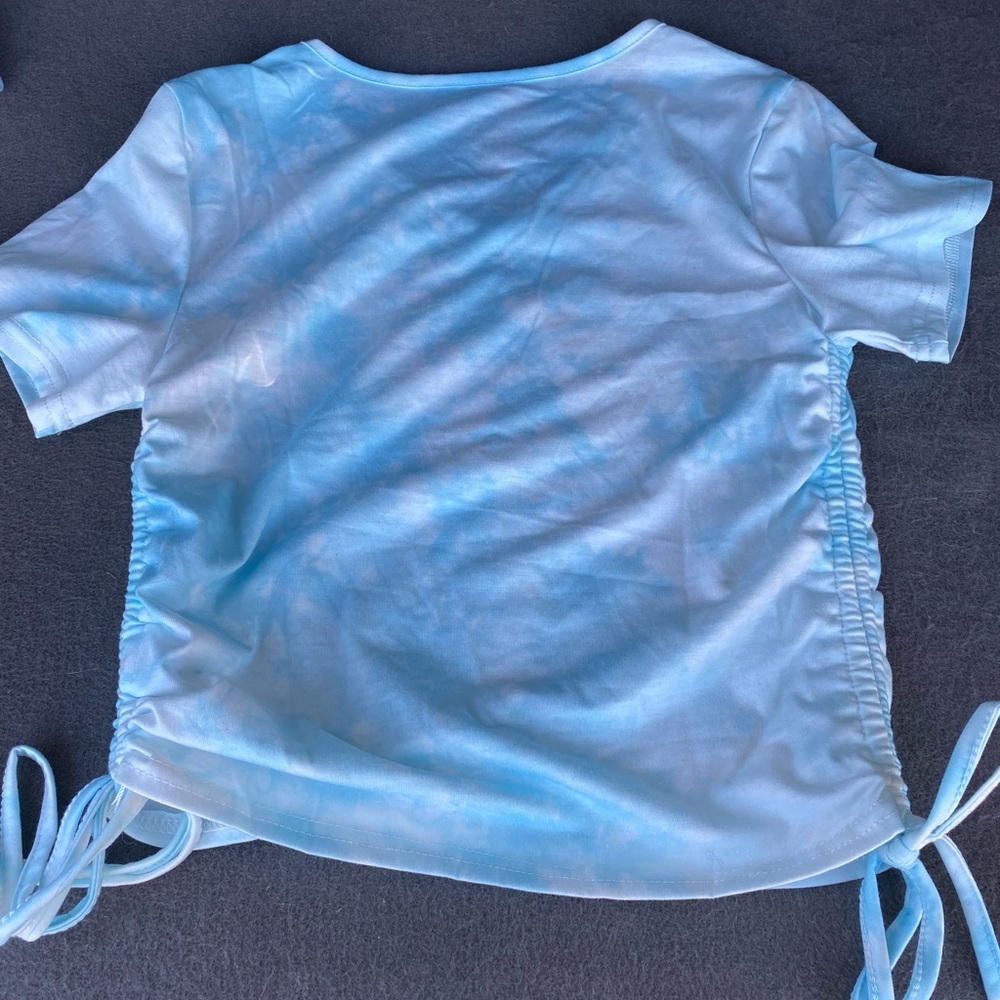Cute little blue and white two piece set